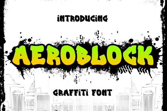 Aeroblock: A Bold Urban Display Font for Editorial Impact
