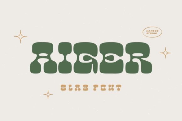 Aiger: A Retro Display Font That Stops Scrollers