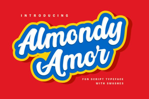 Almondy Amor: A Warm, Confident Script Font for Small Business Branding