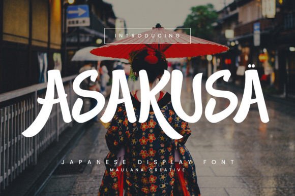 Asakusa: A Modern Display Font for Bold Digital Headlines