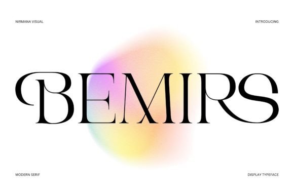 Bemirs: A Display Font That Makes Your Brand Feel Timelessly Polished