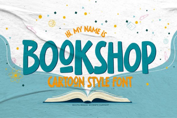 Bookshop: A Playful Display Font for Handmade Charm