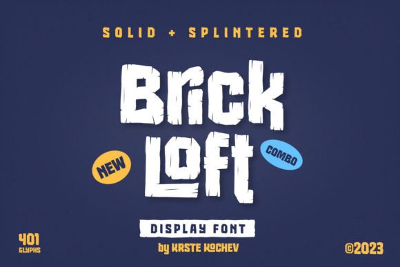 Brick Loft: A Bold Display Typeface for Digital Branding