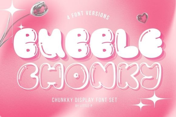 Bubble Chonky: A Playful Display Font That Elevates Small Business Branding