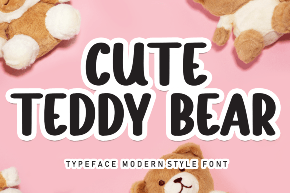 Cute Teddy Bear Font for Scroll-Stopping Brand Visuals