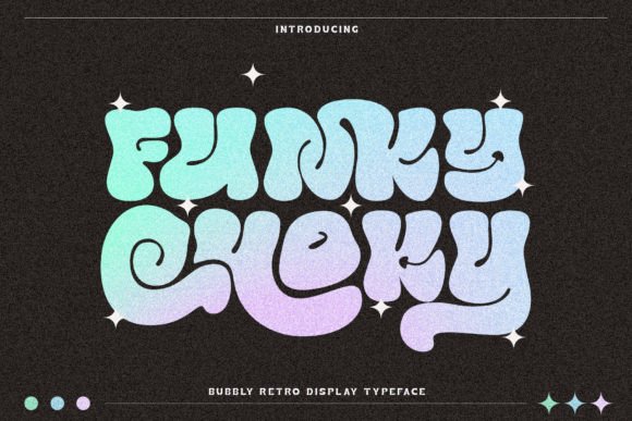 Funky Choky: A Display Font That Sparks Scroll-Stopping Energy