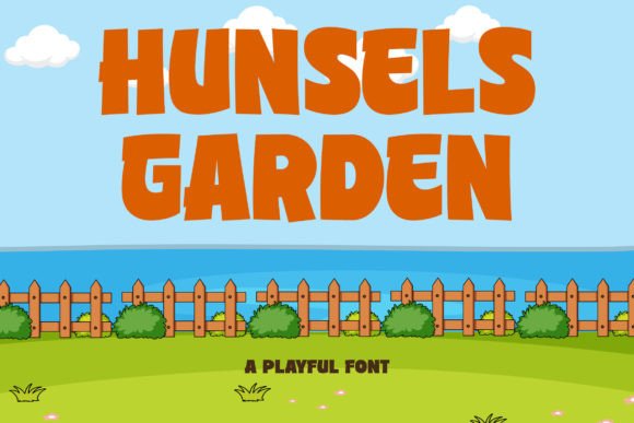 Hunsels Garden: A Playful Display Font That Elevates Digital Branding