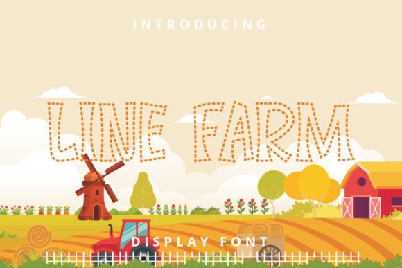 Line Farm: A Joyful Display Font for Scroll-Stopping Marketing