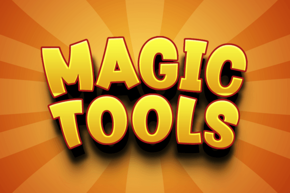 Magic Tools: A Playful Display Font for Handmade Creators