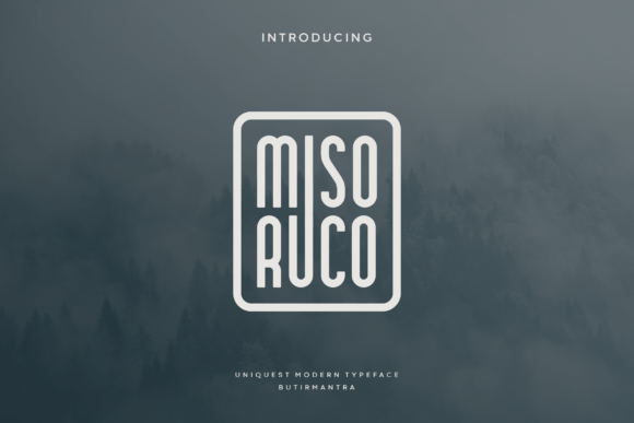 Misoruco: A Display Font with Quiet Confidence