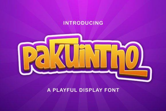 Pakuintho: A Playful Display Font That Delivers