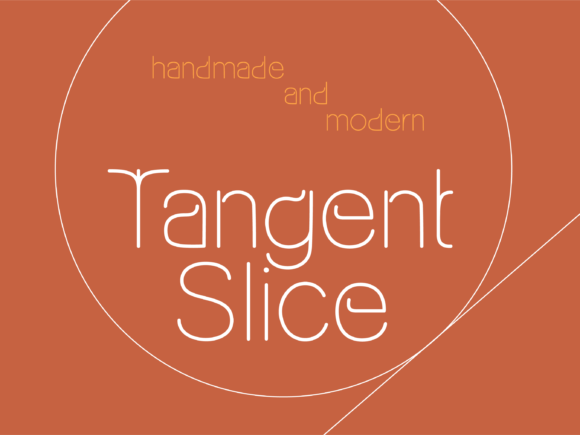 Tangent Slice: A Display Font That Makes Your Brand Feel Intentional